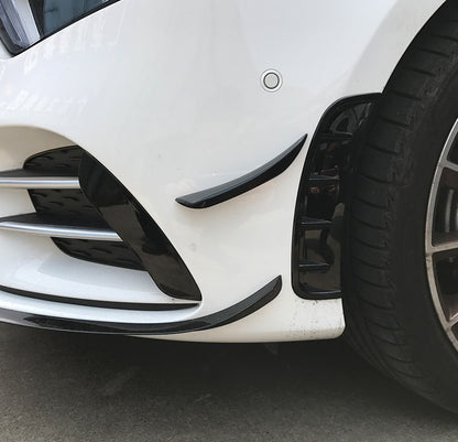 MERCEDES A-CLASS W177 2018+ FRONT BUMPER AIR INTAKES MOULDINGS A45 AMG