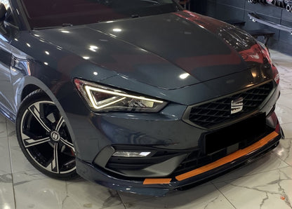 SEAT LEON KL 2019+ SPOILER LOOK FR SPOILER UNDER FRONT BUMPER ABS
