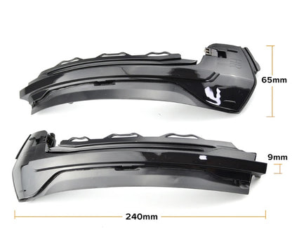 FRECCE LED DINAMICHE SCORREVOLI PER AUDI A3 8V 2012-2019 FUME LATERALI