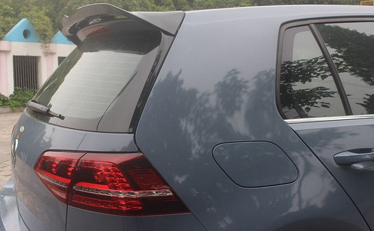 VW GOLF 7 VII RLINE 2012-2019 REAR ROOF SPOILER GLOSS BLACK ABS