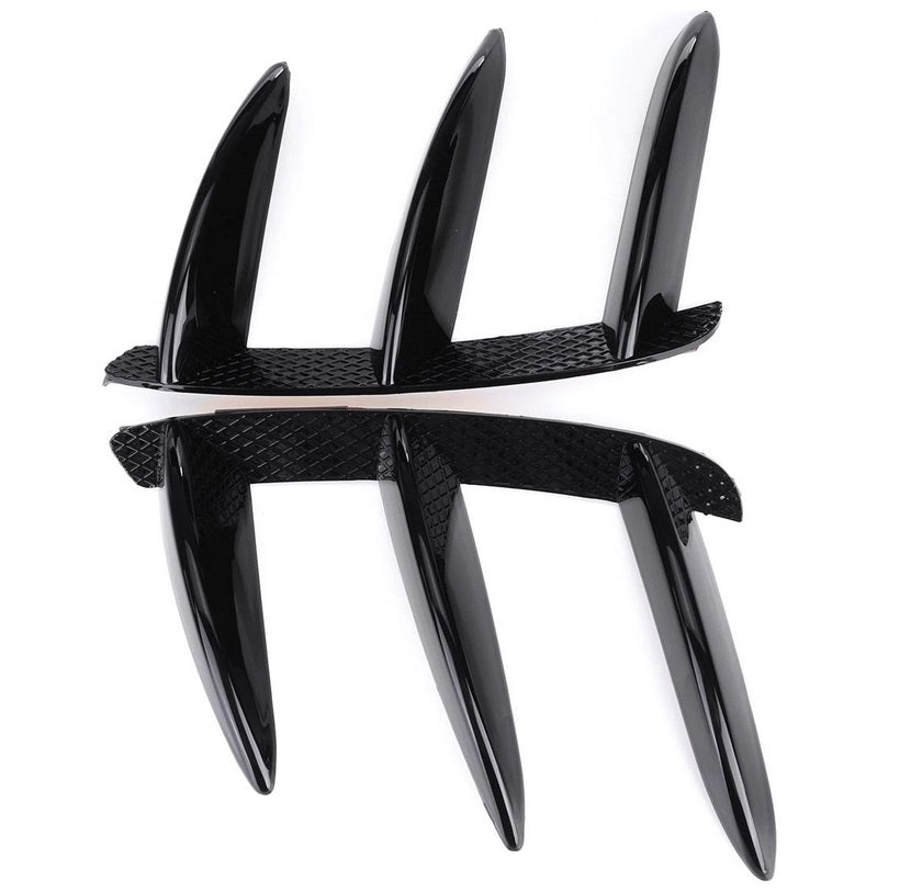MERCEDES A-CLASS W176 PAIR OF REAR BUMPER MOULDS AMG LOOK 3M FLAPS