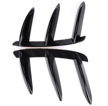 MERCEDES A-CLASS W176 PAIR OF REAR BUMPER MOULDS AMG LOOK 3M FLAPS