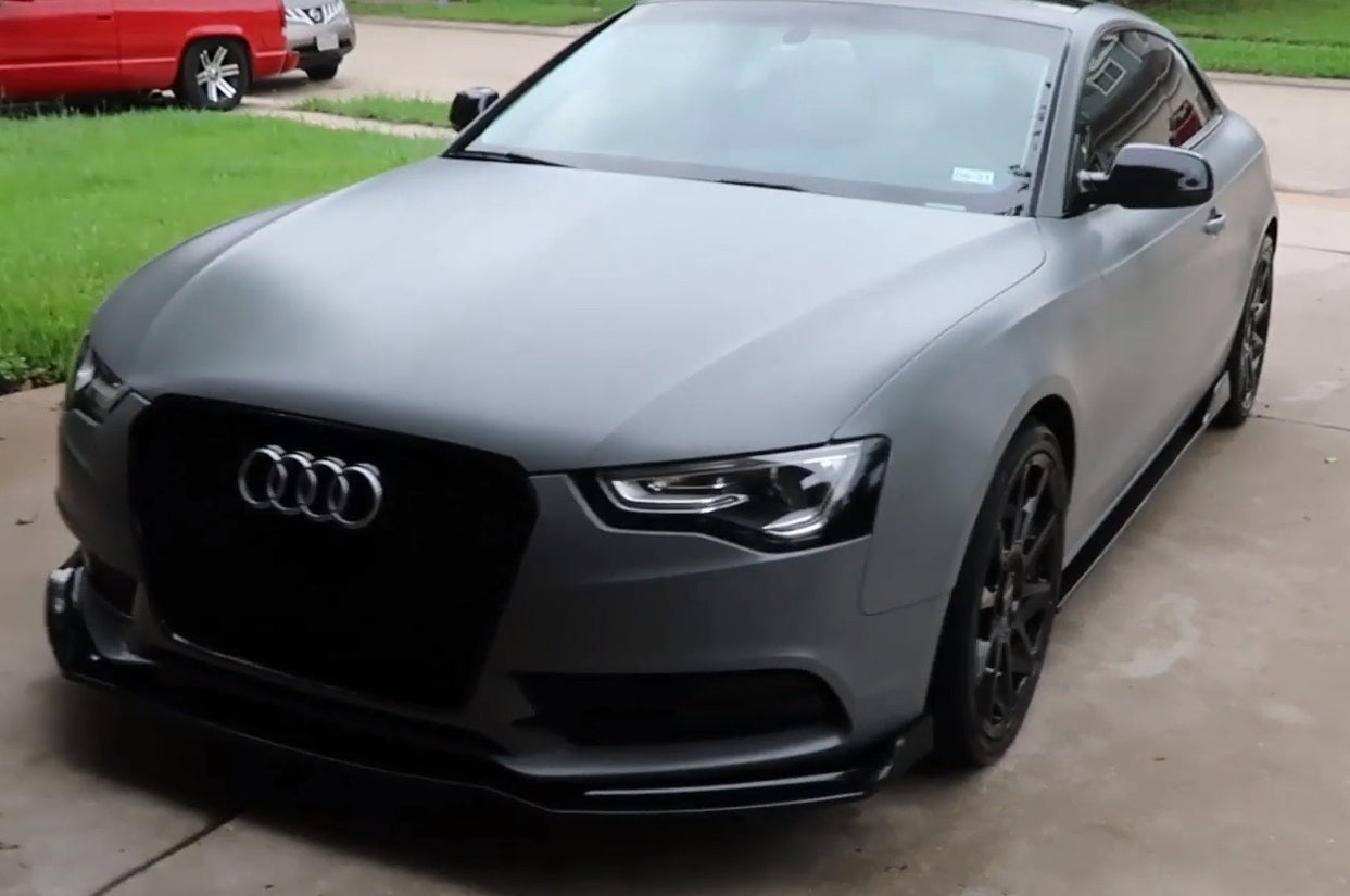 AUDI A5 COUPE SPLITTER SOTTO MINIGONNE LATERALI SOTTOPORTA SPORTIVI ABS AUTOELEGANCERICAMBI