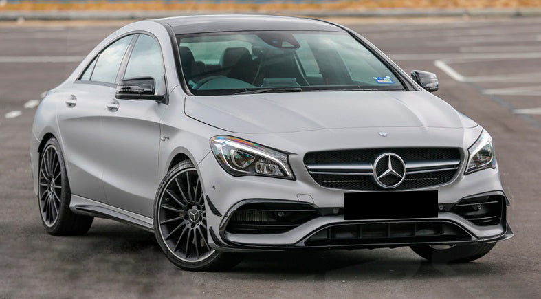 MERCEDES CLA W117 DAL 2013+ GRIGLIA ANTERIORE AMG PROFILO SATINATO NIDO D'APE