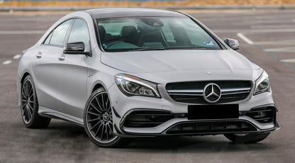 MERCEDES CLA W117 DAL 2013+ GRIGLIA ANTERIORE AMG PROFILO SATINATO NIDO D'APE