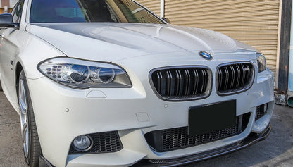 5 SERIES F10 F11 F18 CARBON LOOK DOUBLE KIDNEY MUSTACHE GRILLE NEWS