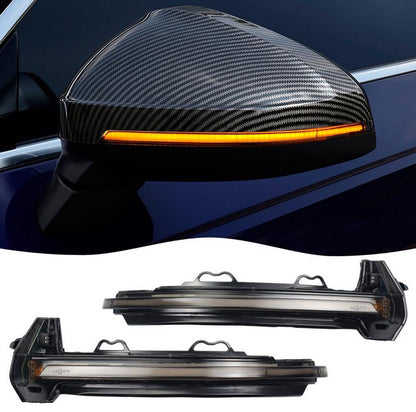AUDI A4 B9 8W 2017+ FRECCIA LED DINAMICA PER SPECCHI LATERALI LOOK FUME AUTOELEGANCERICAMBI