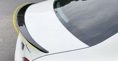 BOOT SPOILER SUITABLE FOR MERCEDES C CLASS SEDAN W205 GLOSSY BLACK LOOK 
