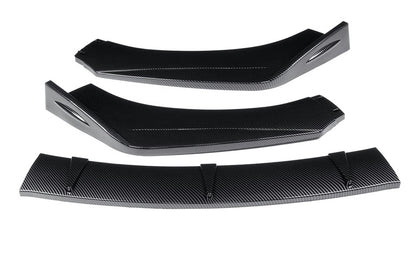 AUDI TT 8J 2006-2014 LAMA SOTTO PARAURTI ANTERIORE SPLITTER ABS CARBON LOOK RS AUTOELEGANCERICAMBI
