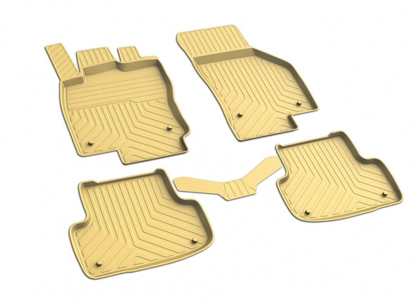 AUDI A3 8V SPORTBACK 2012+ TAPPETINI AUTO IN GOMMA BEIGE TAPPETI TOP QUALITA AUTOELEGANCERICAMBI