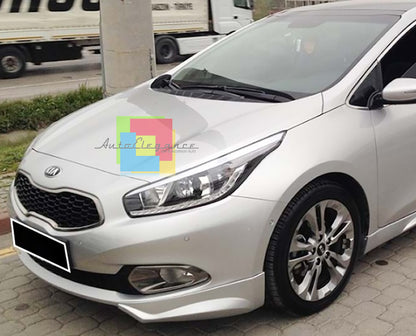 KIA CEED / PRO CEED JD 2012-2015 UNDER FRONT BUMPER SPLITTER ABS MUSTACHE