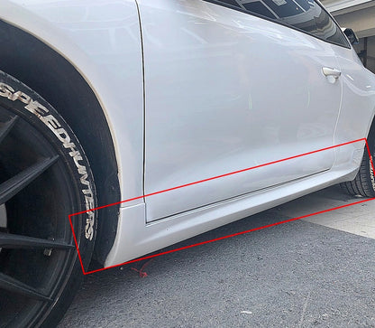 ⭐MINIGONNE LATERALI PER VW SCIROCCO DAL 2008+ SPOILER SOTTO PORTA ABS LOOK RLINE