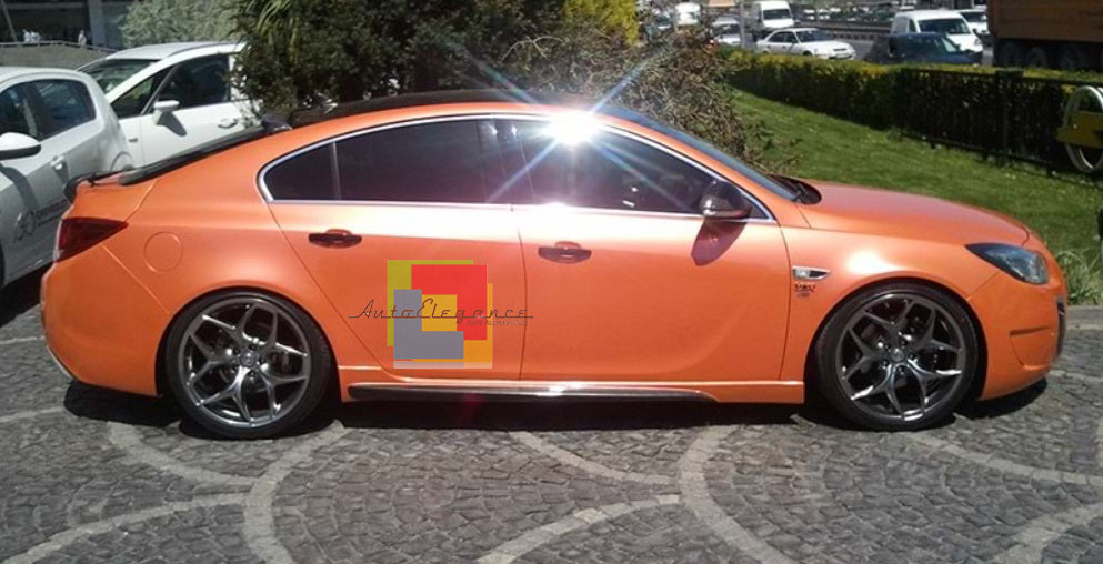 SIDE SKIRTS FOR OPEL INSIGNIA WITH SPOILER UNDER DOOR SPORT ABS OPC