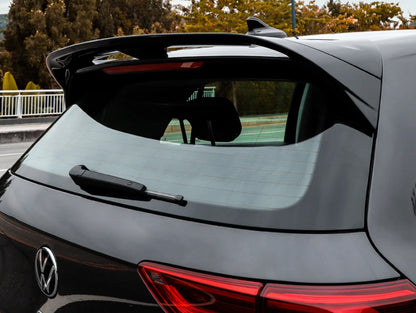 VW GOLF 8 2019+ REAR ROOF SPOILER RLINE LOOK GLOSS BLACK ABS