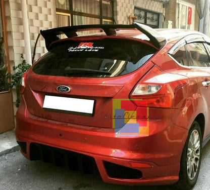 FORD FOCUS III MK3 5 DOOR 2011-2018 REAR ROOF SPOILER RS LOOK