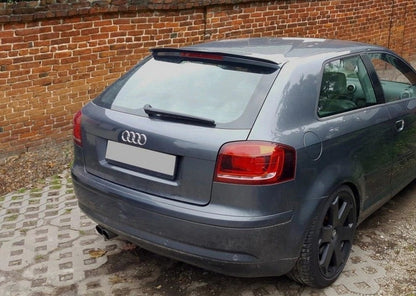 AUDI A3 8P 3 / 5 PORTE ALA AGGIUNTIVA SPOILER TETTO SPORTIVO ABS NERO LUCIDO AUTOELEGANCERICAMBI