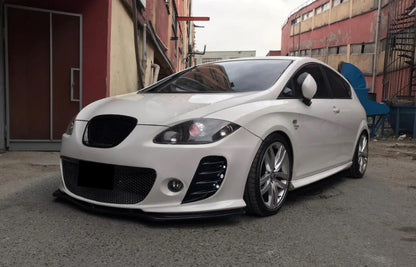 CUPRA SIDE SKIRTS FOR SEAT LEON II 2005-2012 ABS UNDER DOOR SPOILER 0106