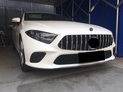 MERCEDES CLS C257 2018+ GRIGLIA ANTERIORE AMG PANAMERICANA PROFILI CROMATI