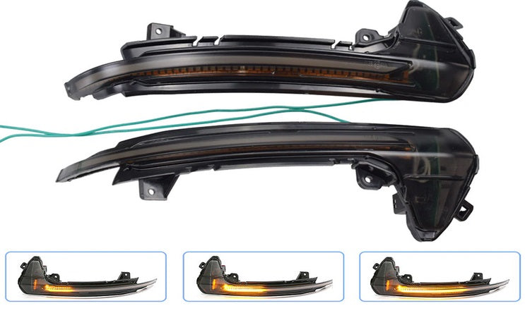 AUDI A6 4G C7 2011-2018 FRECCE LED DINAMICHE PER SPECCHI LATERALI LOOK FUME AUTOELEGANCERICAMBI