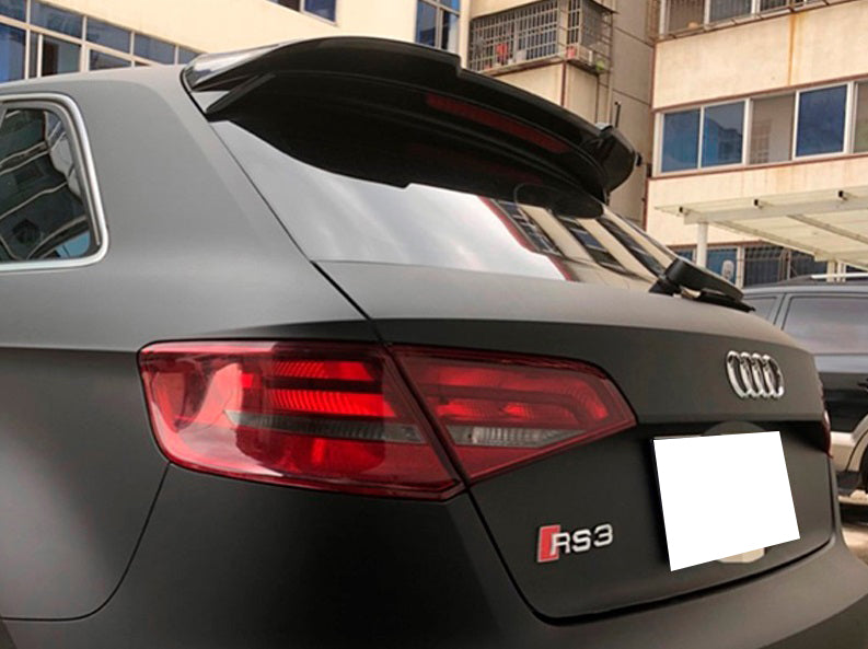 SPOILER POSTERIORE TETTO AUDI A3 8V SPORTBACK 2012-2018 NERO LUCIDO RS3