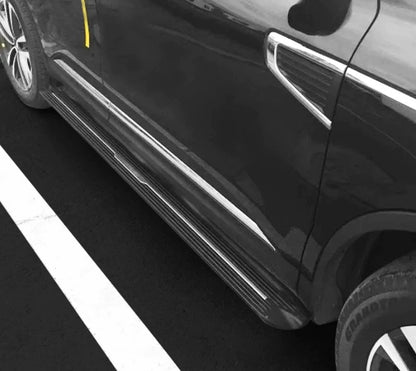 RENAULT KOLEOS II 2016-2021 SPORTS SIDE STEPS UNDER DOOR BLACK