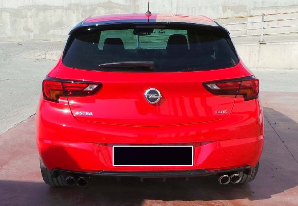 ALETTONE SPORTIVO SPOILER POSTERIORE SUL TETTO ADATTO A OPEL ASTRA K 2015-2018 AUTOELEGANCERICAMBI