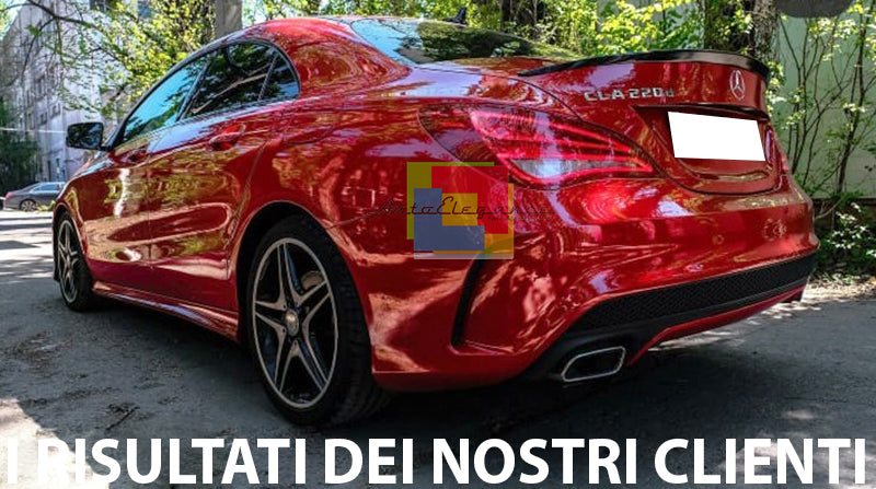 MERCEDES CLA W117 2013+ SPOILER POSTERIORE SUL COFANO AMG DESIGN ABS