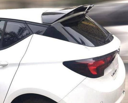 OPEL ASTRA K 2015+ ROOF SPOILER SPORT WING GLOSS BLACK ABS
