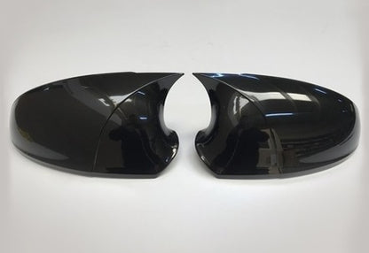 OPEL ASTRA J CALOTTE ADESIVE SPECCHI SPECCHIETTI RETROVISORI NERO LUCIDO