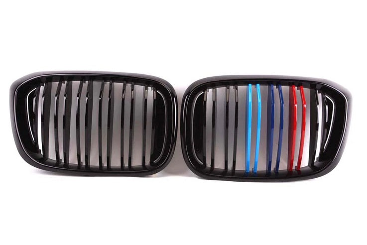 GRIGLIA PER BMW X3 G01 X4 G02 NERO LUCIDO / 3 COLORI M