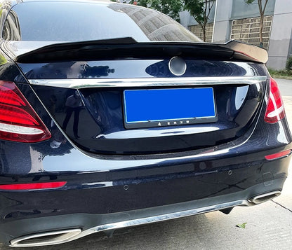 MERCEDES E-CLASS W213 2016-2021 AMG ABS GLOSS BLACK REAR BONNET SPOILER