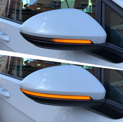 VW GOLF 7 7.5 2012-2019 COPPIA FRECCE LATERALI LED DINAMICHE / SCORREVOLI