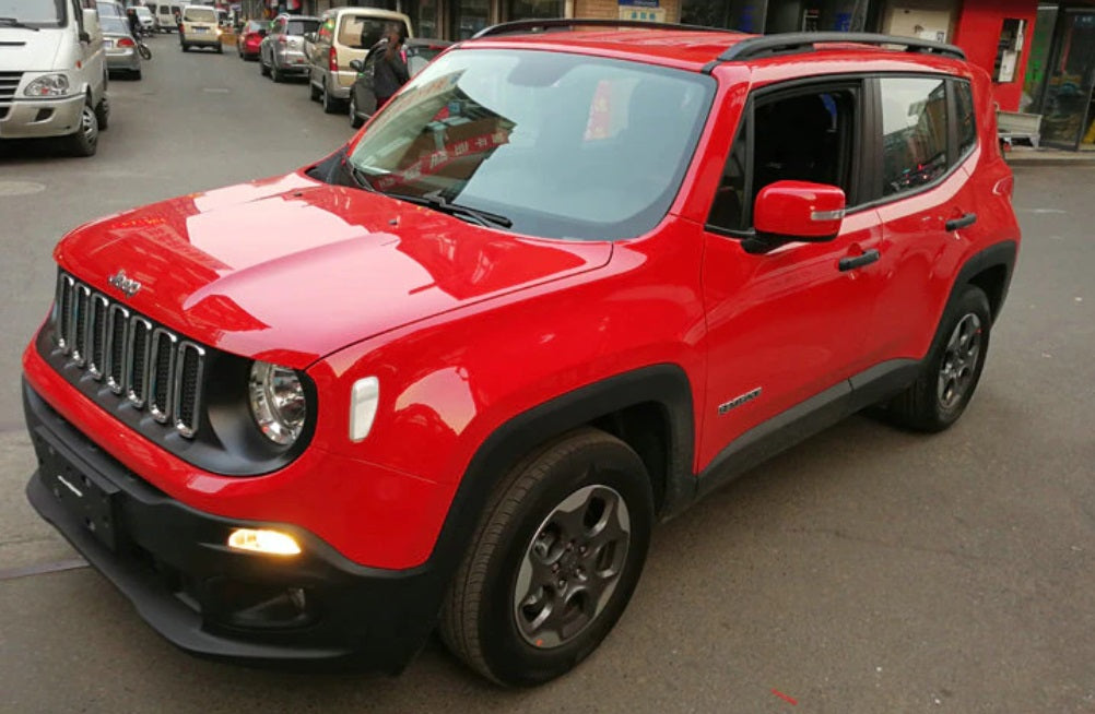 BARRE SUL TETTO MANCORRENTI PER JEEP RENEGADE DAL 2014+ NERI 0306 AUTOELEGANCERICAMBI