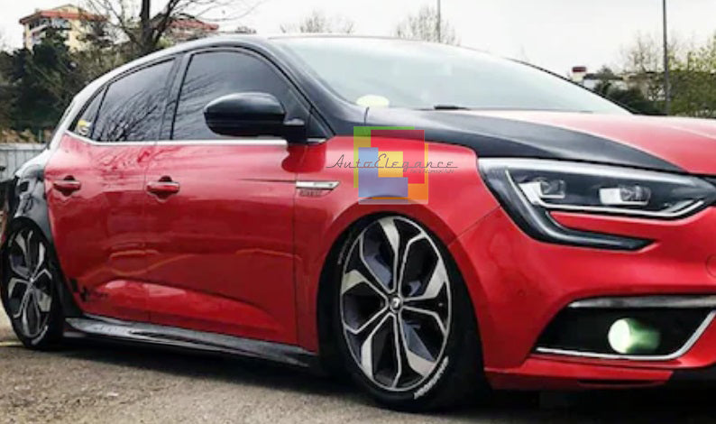 RENAULT MEGANE 4 IV 2015-2021 SIDE SKIRTS UNDER DOOR RS ABS .-M-