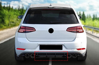 VW GOLF 7.5 2016-2020 REAR BUMPER FLAPS R IN ABS SPOILER