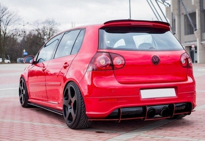 FLAPS UNDER SIDE SKIRTS VW GOLF 5 V ABS GLOSSY BLACK 0034