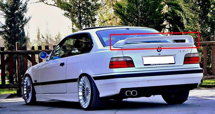 M3 REAR BONNET SPOILER BMW 3 SERIES E36 SEDAN COUPE