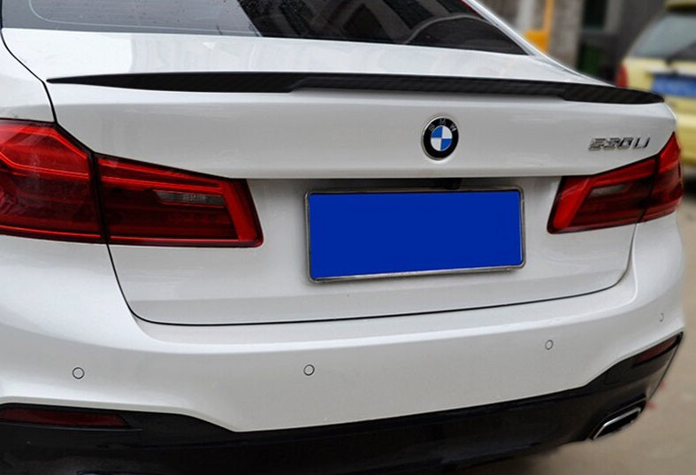 SPOILER POSTERIORE COFANO BMW SERIE 5 G30 DAL 2016+ IN ABS CARBONIO M SPORT