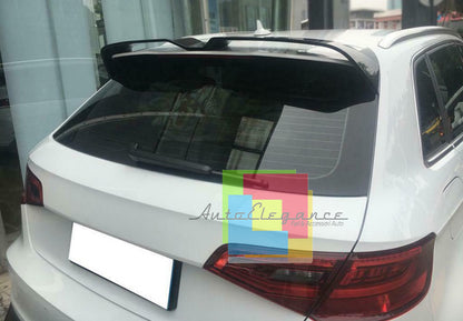 SPOILER POSTERIORE AUDI A3 8V SPORTBACK ALETTONE TETTO NERO LUCIDO ABS