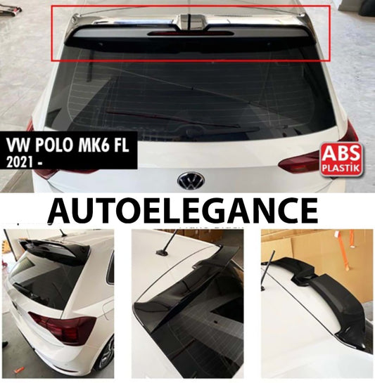 SPOILER POSTERIORE SUL TETTO VW POLO AW1 2021+ LIFT ABS ALETTONE 0107