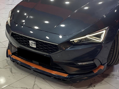 SEAT LEON KL 2019+ SPOILER LOOK FR SPOILER UNDER FRONT BUMPER ABS