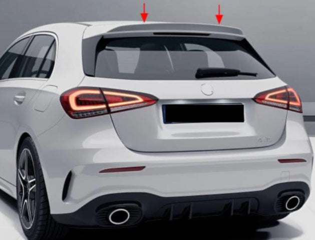 MERCEDES CLASSE A W177 HB 2018+ SPOILER POSTERIORE AMG TETTO AGGIUNTIVA ALA