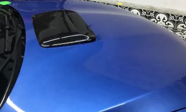 BMW PRESA D'ARIA SUL COFANO ESTETICA ADESIVA ABS 3M NERO LUCIDO AUTOELEGANCERICAMBI