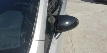 OPEL CORSA D CALOTTE ADESIVE SPECCHI SPECCHIETTI RETROVISORI NERO LUCIDO