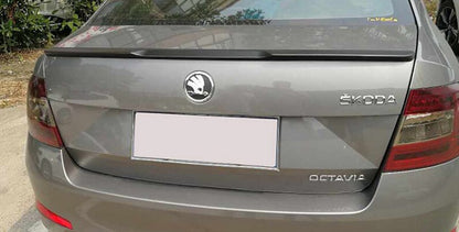 SKODA OCTAVIA III 2012-2020 SPOILER POSTERIORE COFANO ABS / PLASTIC NERO LUCIDO