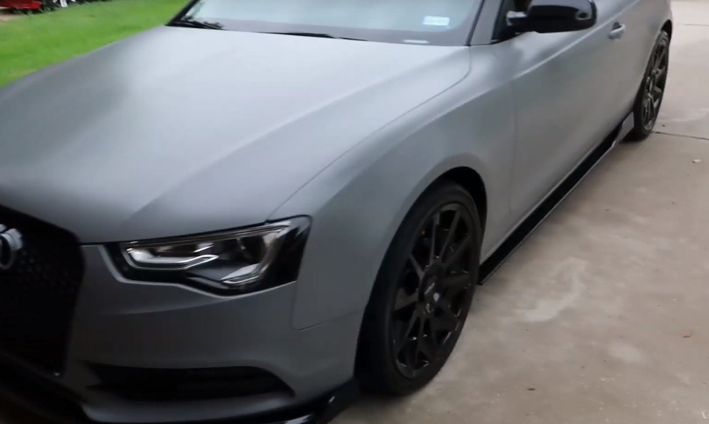 AUDI A5 COUPE SPLITTER SOTTO MINIGONNE LATERALI SOTTOPORTA SPORTIVI ABS AUTOELEGANCERICAMBI