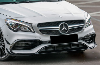 MERCEDES CLA W117 DAL 2013+ GRIGLIA ANTERIORE AMG PROFILO SATINATO NIDO D'APE