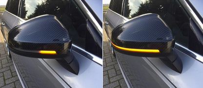 AUDI A4 B9 8W 2017+ FRECCIA LED DINAMICA PER SPECCHI LATERALI LOOK FUME AUTOELEGANCERICAMBI