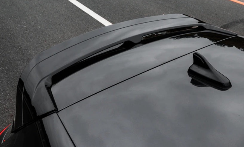 VW GOLF 8 2019+ REAR ROOF SPOILER RLINE LOOK GLOSS BLACK ABS