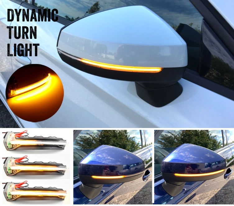 FRECCE LED DINAMICHE SCORREVOLI PER AUDI A3 8V 2012-2019 FUME LATERALI